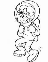 Getdrawings Spaceman Coloring Pages Outer Space sketch template