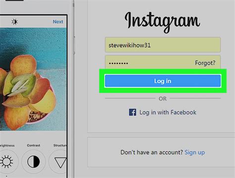 log   instagram   pc  mac  steps  pictures