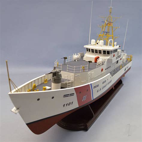 dumas  uscg fast response coast guard cutter rc model boat ship kit