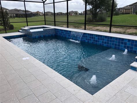 swimming pool  spa  tanning ledge  water features florida
