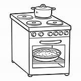 Stove sketch template