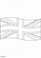 Drapeau Anglais Angleterre Primaire sketch template