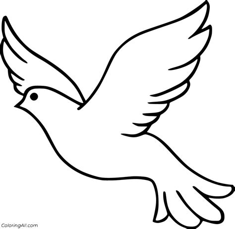 dove coloring pages coloringall