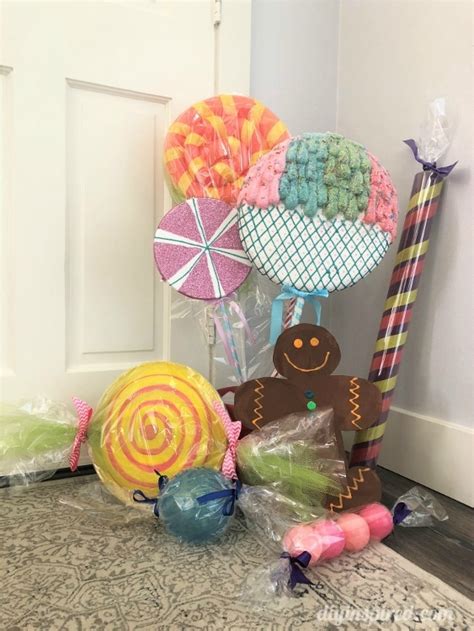 ways   giant candy   candyland theme diy inspired