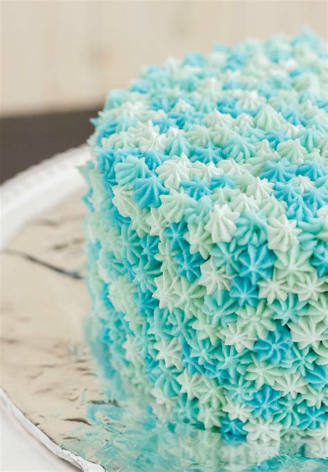 easy star tip cake decorating idea ocean theme  cookie writer