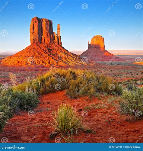 desert landscape  arizona monument valley stock image image