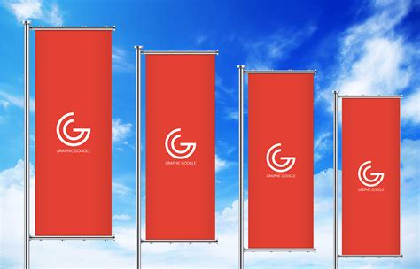 streamer vertical banners mockup  advertisement graphic google tasty graphic designs