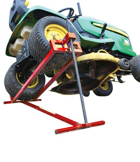 buy vounot ride  mower jack lift telescopic maintenance jack  lawn mowers  garden