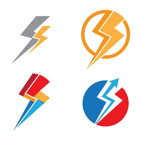 lightning logo images  vector art  vecteezy