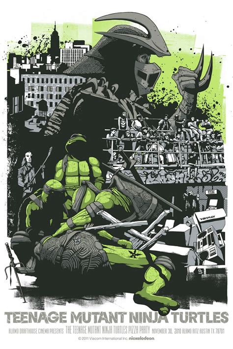 rock poster frame blog teenage mutant ninja turtles