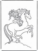 Paard Meisje Pferd Ausmalbilder Paarden Cavalli Kleurplaat Cavallo Pferde Kleurplaten Madchen Cavalo Ragazza Rapariga Cavalos Publicidade Advertentie sketch template