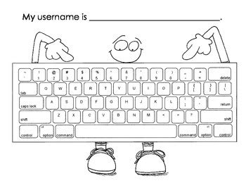 keyboard practice page technology class keyboard teaching