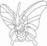 Venomoth Venonat sketch template