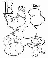 Coloring Easter Egg Letter Sheets Pages Eggs Activity sketch template