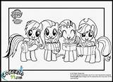 Coloring Pony Pages Little Printable Color Kids Sheets Gala Friendship Books Adult Book Twilight Magic Cartoon Colouring Ponies Party Popular sketch template