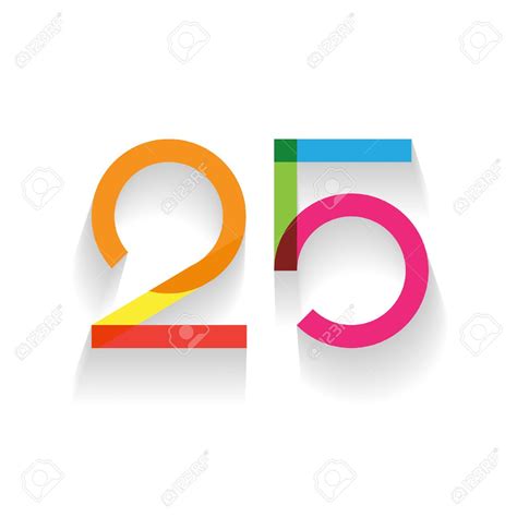 number   flat design royalty  cliparts vectors  stock illustration image