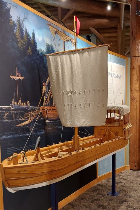 keelboat exhibit  open  lewis clark interpretive center kscj