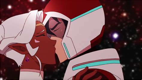 Keith And Princess Allura Sharing A Romantic Kiss From Voltron