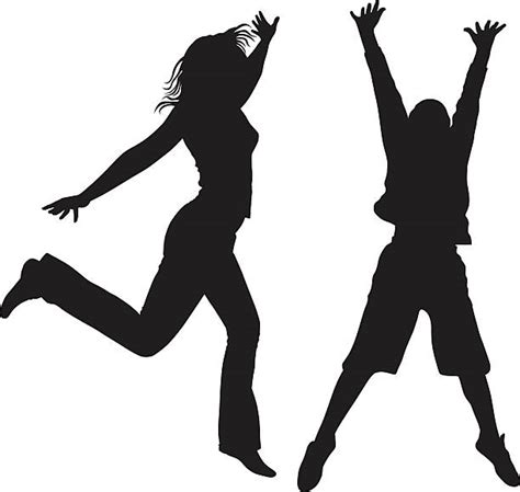 18 year old girls silhouette illustrations royalty free vector