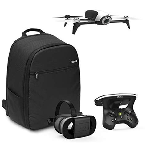 pack drone parrot quadricoptere bebop  lunette fpv skycontroller  sac  dos