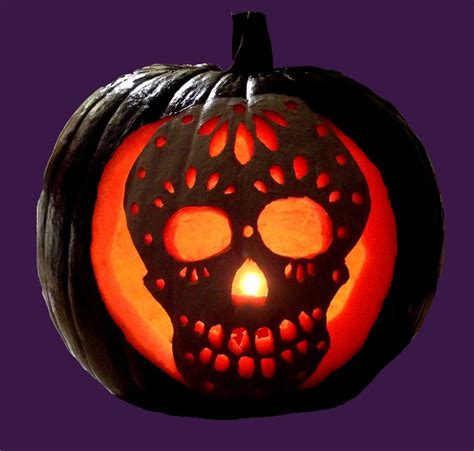 pumpkin carving sugar skull sugar skull pumpkin stencil pumpkin