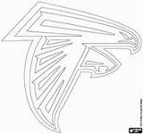 Falcons Oncoloring Nfl sketch template