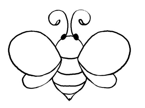 bumble bee templates  colour clipart