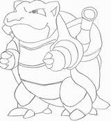 Blastoise Coloring Mega Pages Pokemon Getcolorings sketch template
