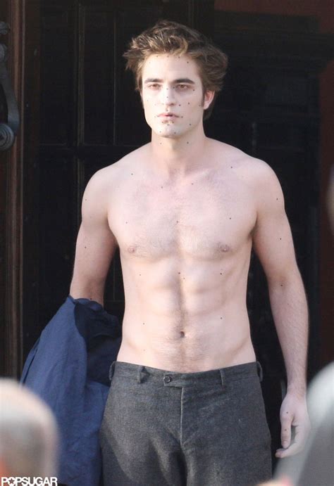 Robert Pattinson Went Shirtless For The Cameras While In Italy For