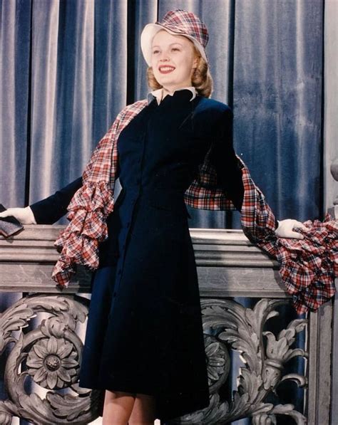 30 glamorous color photos of june haver in the 1940s and
