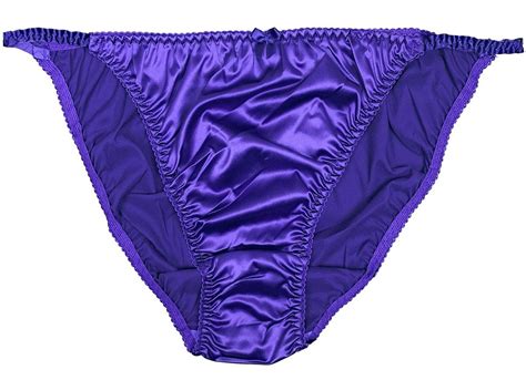 Purple Satin String Bikini Panty – Lexington Intimates Tight Panties