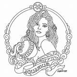 Coloring Pages Zodiac Aquarius Adults Astrology Taurus Printable Sign Signs Adult Aries Colouring Verseau Sheets Mandala Color Colorier Drawing Info sketch template