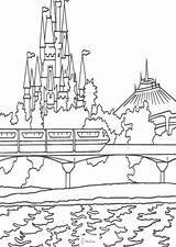 Coloring Disneyland Pages Disney Rides Castle Print Drawing Colouring Printable Walt Small Color Warship Getcolorings Map Its Sketch Getdrawings Template sketch template