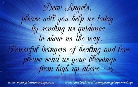 dear angels please will you help us today blessing quote collection of inspiring quotes