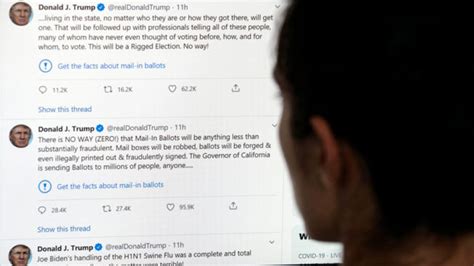trump  claim twitter  violating   speech