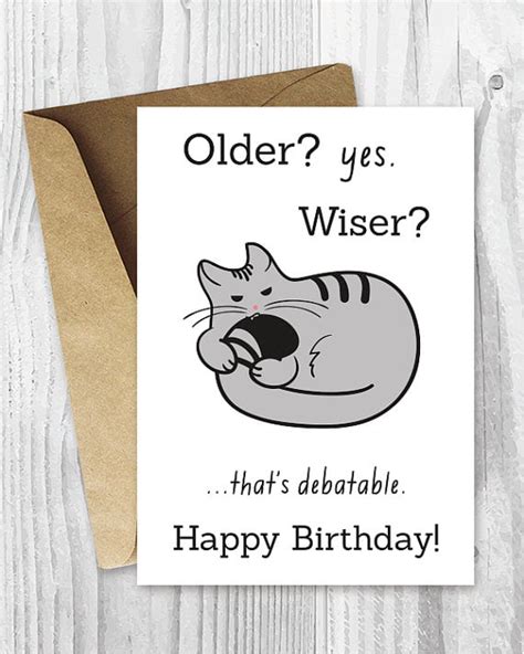 printable birthday cards  adults   style