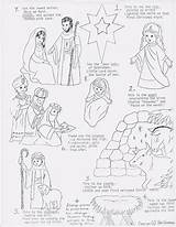 Pages Lds Coloring Christmas Getcolorings Nativity sketch template