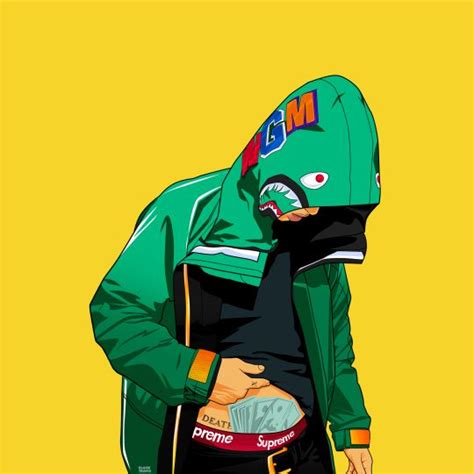 dope supremebapenike toons images  pinterest iphone backgrounds cool backgrounds
