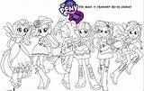 Coloring Equestria Pony Pages Girls Little Printable Mlp Girl Twilight Sparkle Rainbow Applejack Scribblefun Gang Choose Board sketch template
