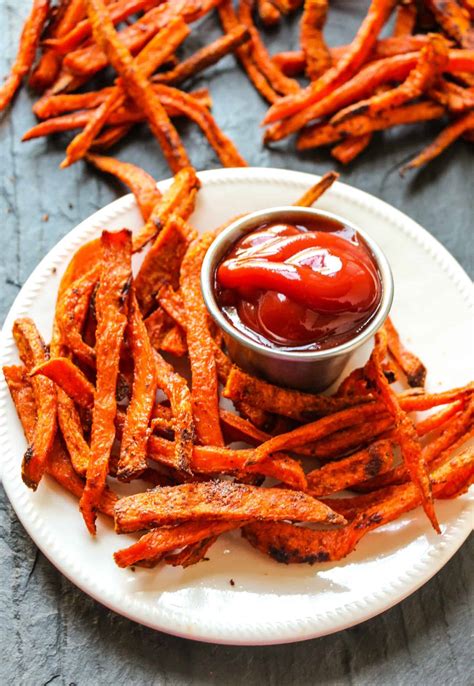 baked sweet potato fries layers  happiness