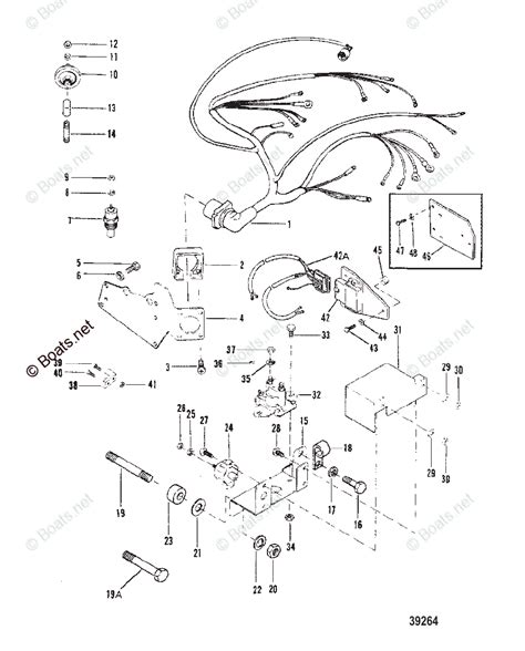 mercruiser sterndrive gas engines oem parts diagram  wiring harness  electrical components