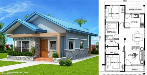 bedroom bungalow house plans engineering discoveries