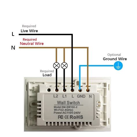touch switch wiring diagram