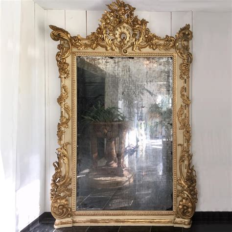 large antique mirror piet jonker