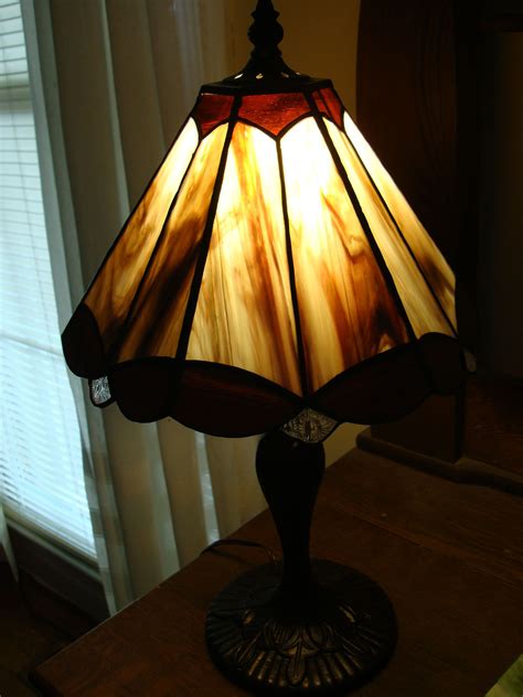 6 Panel Stained Glass Lamp A Recent Project Stained