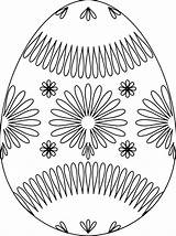 Coloring Pages Easter Egg Pattern Flower Ukraine Ukrainian Color Pysanky Detailed Print розмальовка Eggs Colorful Nice Printable Drawing Paper sketch template