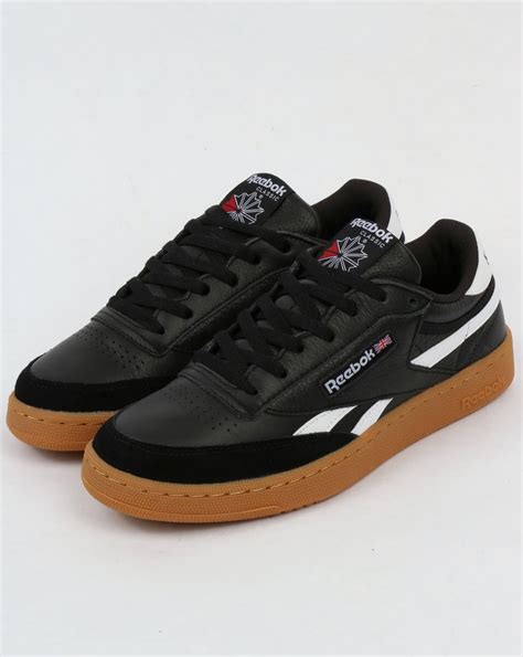 reebok revenge  gum trainers blackwhitegumretroclassicshoes