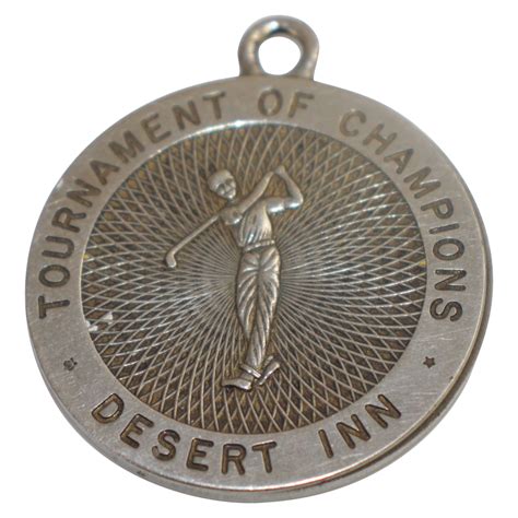 lot detail classic desert inn tournament  champions medal wilbur