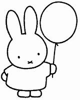 Nijntje Miffy Bunny sketch template