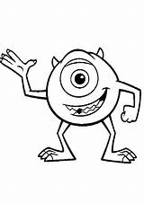 Coloring Monsters Monster Inc Pages Boo Clipart King Kids Printable Clip Outline Cliparts Characters Walleye Cartoon Cookie Drawing Color Colouring sketch template